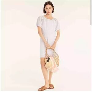J. Crew White Midi Dress